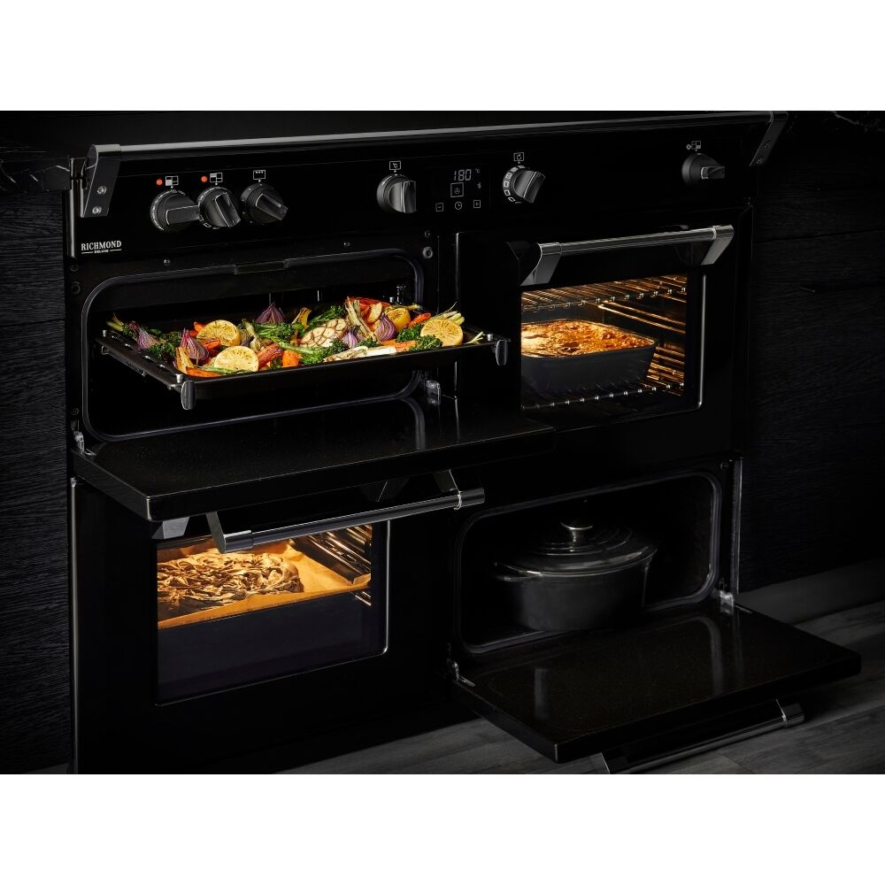 100cm Induction Stoves Range Cooker, Cream, A Rated - DX RCA RICH 100Ei RTY - London Houseware - 10