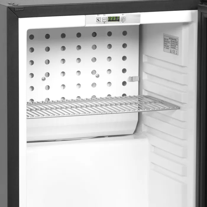 Tefcold TM35GC Black Double Glass Door Mini Bar Fridge – 35L Capacity